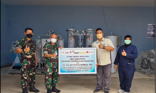 Gandeng KBRI Singapura & Diaspora Indonesia, Fajar Paper Donasikan 12 Unit Oxygen Generator dan Kompresor Gandeng KBRI Singapura & Diaspora Indonesia, Fajar Paper Donasikan 12 Unit Oxygen Generator dan Kompresor